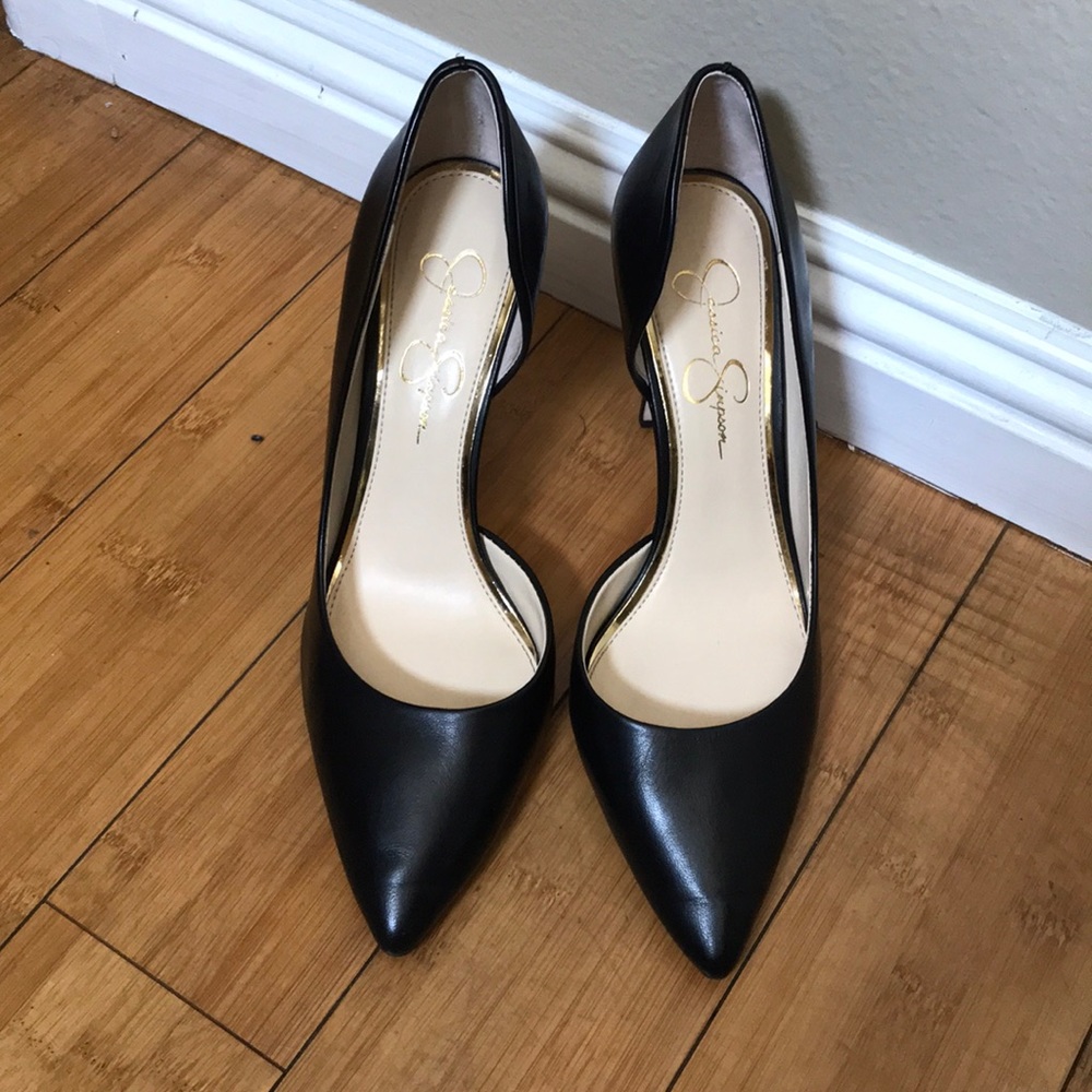 Jessica Simpson ‘Paryn’  Black Stilettos